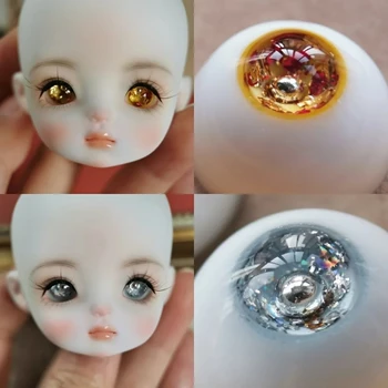 BJD Eyes кукольные глаза 12 мм-18 мм кукла милая блестящая алмазная паста для глаз для игрушек 1/8 1/6 1/4 1/3 SD DD аксессуары для кукол 12 мм-18 мм кукла