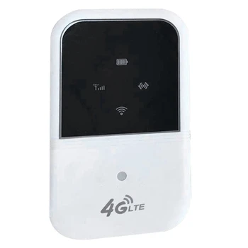 Портативный 4G LTE WiFi Маршрутизатор Точка доступа 150 Мбит/с Разблокированный мобильный модем Поддерживает 10 пользователей 2400 мАч для автомобиля, дома и путешествий