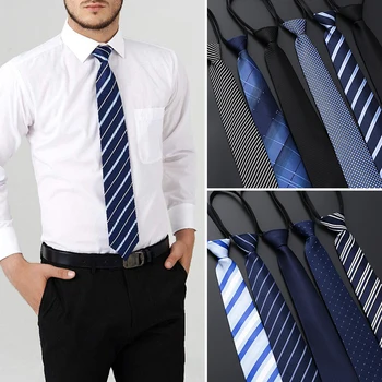 Оригинальный мужской галстук Длиной 8 см, классический многоцветный, новейший дизайн, Шелковый галстук, аксессуары для рубашек, Полосатый Небесно-голубой Мужской Офис