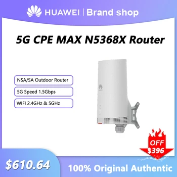 Разблокированный Huawei 5G CPE MAX Наружный Маршрутизатор N5368X NR 1,5 Гбит/с NSA + SA Сетевой Двухдиапазонный С Sim-картой Беспроводной WIFI Ретранслятор