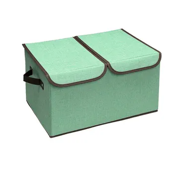 Хлопчатобумажная и Льняная ткань, Коробка для отделки одежды с двойным покрытием, Складной Ящик Для хранения Jul1896