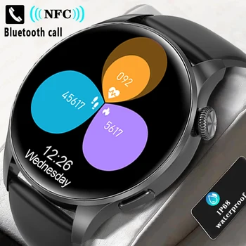 2023 Мужские смарт-часы для мониторинга сердечного ритма, артериального давления, IP68, водонепроницаемые смарт-часы с функцией Bluetooth и NFC для Xiaomi