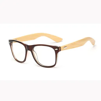 Классические ретро линзы, деревянные оправы для очков Nerd, модные брендовые дизайнерские Мужские Женские Очки, Оптические очки для женщин, мужские очки