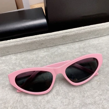 Новые солнцезащитные очки Twist Temples cat eye INS Trend, уличная мода, мужские и женские солнцезащитные очки Star с тем же абзацем
