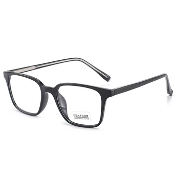Синие светозащитные очки в оправе Tr90 для очков, мужское и женское плоское зеркало, можно сочетать с очками от близорукости, прозрачными стеклами
