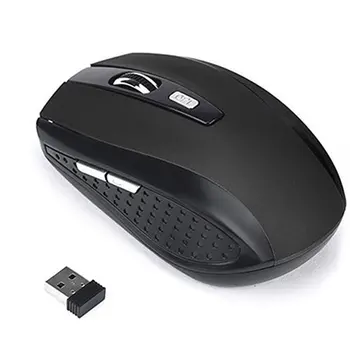 Беспроводная мышь 2,4 ГГц с регулируемым разрешением 6 кнопок Оптическая игровая мышь Gamer Беспроводные мыши с USB-приемником для компьютера PC