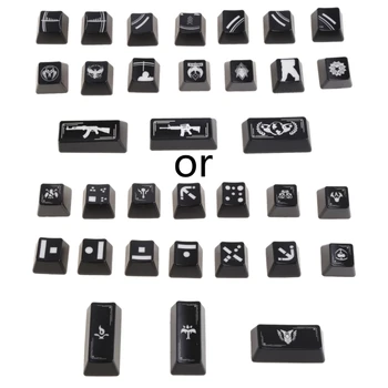 Колпачки для клавиш Numpad с RGB подсветкой для механической клавиатуры MX Switch Keycap Набор из 17 колпачков для клавиш с ABS подсветкой RGB 17шт 17-клавишные 17 клавиш