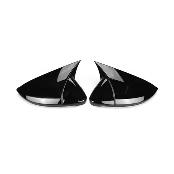 Для Golf MK7 MK7.5 GTD R Крышка Зеркала заднего вида с Преобразованием Мегафона Универсальный Яркий Черный