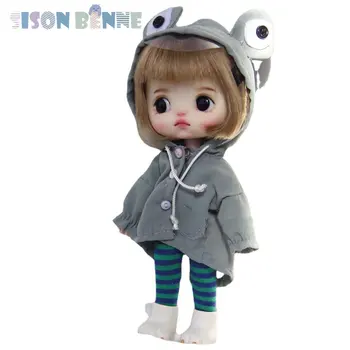 Sison BENNE полный набор мини-игрушек ручной работы 1/12 BJD кукла с одеждой, обувью, париками, реалистичным макияжем