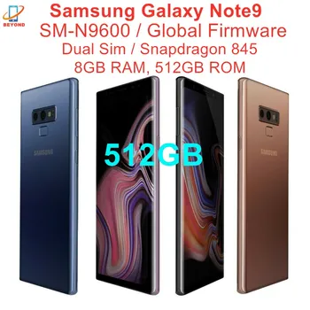 Samsung Galaxy Note9 Note 9 с двумя Sim-картами N9600 512 ГБ ПЗУ 8 ГБ ОЗУ LTE Восьмиядерный 6,4 