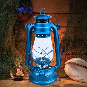 Ретро Керосиновая лампа для кемпинга на открытом воздухе, Портативный фонарь, цветная масляная лампа, Винтажный реквизит для фотосъемки, уличные фонари для кемпинга, торшеры