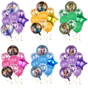 1 комплект воздушных шаров Disney Encanto Mirabel Isabella для вечеринки, украшение для детского дня рождения, Тема Mirabel, принадлежности для душа ребенка, Глобусы