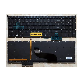 Клавиатура с подсветкой США для Acer Predator 15 G9-591 G9-592 G9-593 17 G9-791 G9-792 Черный Ноутбук Английские Синие Клавиши