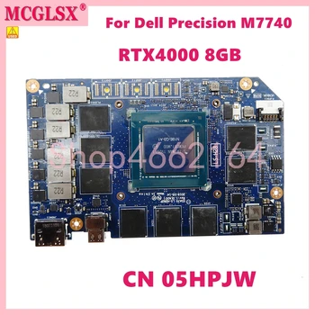 Видеокарта RTX4000 8GB N19E-Q3-A1 CN: 05HPJW для Материнской платы ноутбука Dell Precision M7740 7740 Бесплатная доставка Б/у