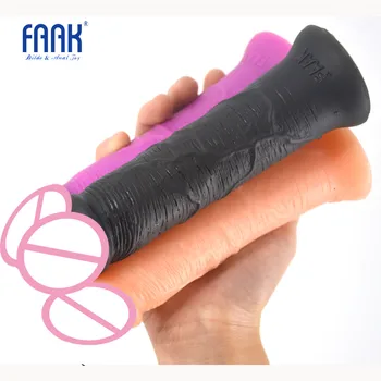FAAK Реалистичный фаллоимитатор искусственный анальный фаллоимитатор присоска поддельный пенис член анус секс игрушки для женщин лесбиянки мастурбируют эротические товары