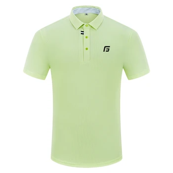 Мужские поло Golfist с короткими рукавами, одежда для гольфа, повседневная футболка для занятий спортом на открытом воздухе, дышащая и быстросохнущая