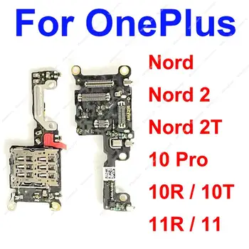 Для Oneplus OnePlus Nord Nord 2 10Pro 11 10T 10R 11R 5G Лоток для sim-карт Слот для считывания Разъем для платы с микрофоном
