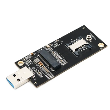 USB-адаптер M2 NGFF (M.2) Key B к адаптеру USB 3.0 с разъемом SIM 6Pin для модуля WWAN/LTE