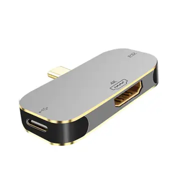 Универсальный USB 3.1 Type-C Концентратор, совместимый С HDMI/Mini DP/DP Адаптер 3,55 мм Разъем PD100W USB-Разветвитель Для телефона Ноутбука Macbook Air