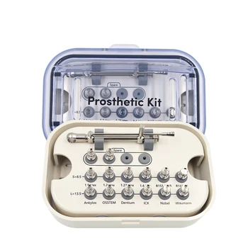 Инструменты для отверток Динамометрический ключ для зубных имплантатов, храповик 10-70 нсм с драйверами и комплектом гаечных ключей