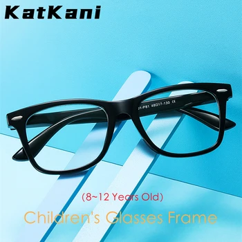 Детские Анти-Blu-ray очки KatKani, Ультралегкие Многоцветные Очки Для мальчиков И Девочек, Модная Детская Оправа Для Оптических Очков по Рецепту ZC823